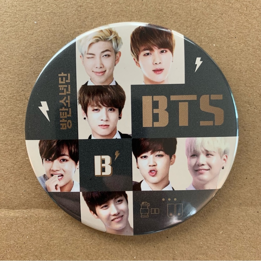 BTS - Circular Hand Mirror - Fanmade by Ladybug